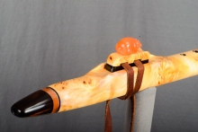 Yellow Cedar Burl Native American Flute, Minor, Mid A-4, #N25A (16)